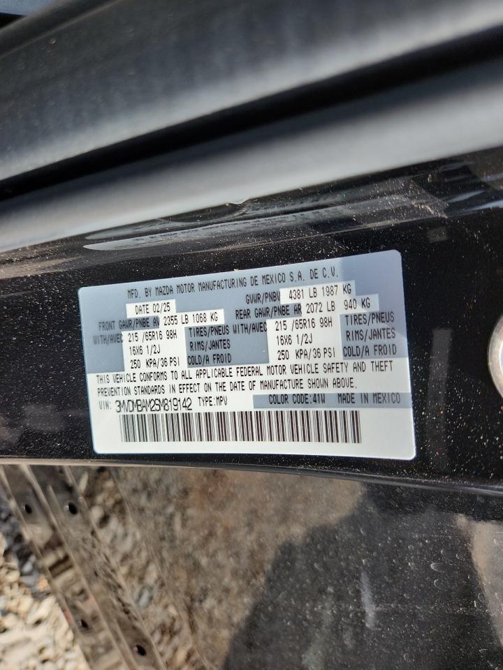 2025 Mazda Cx-30 VIN: 3MVDMBAM2SM819142 Lot: 65387485