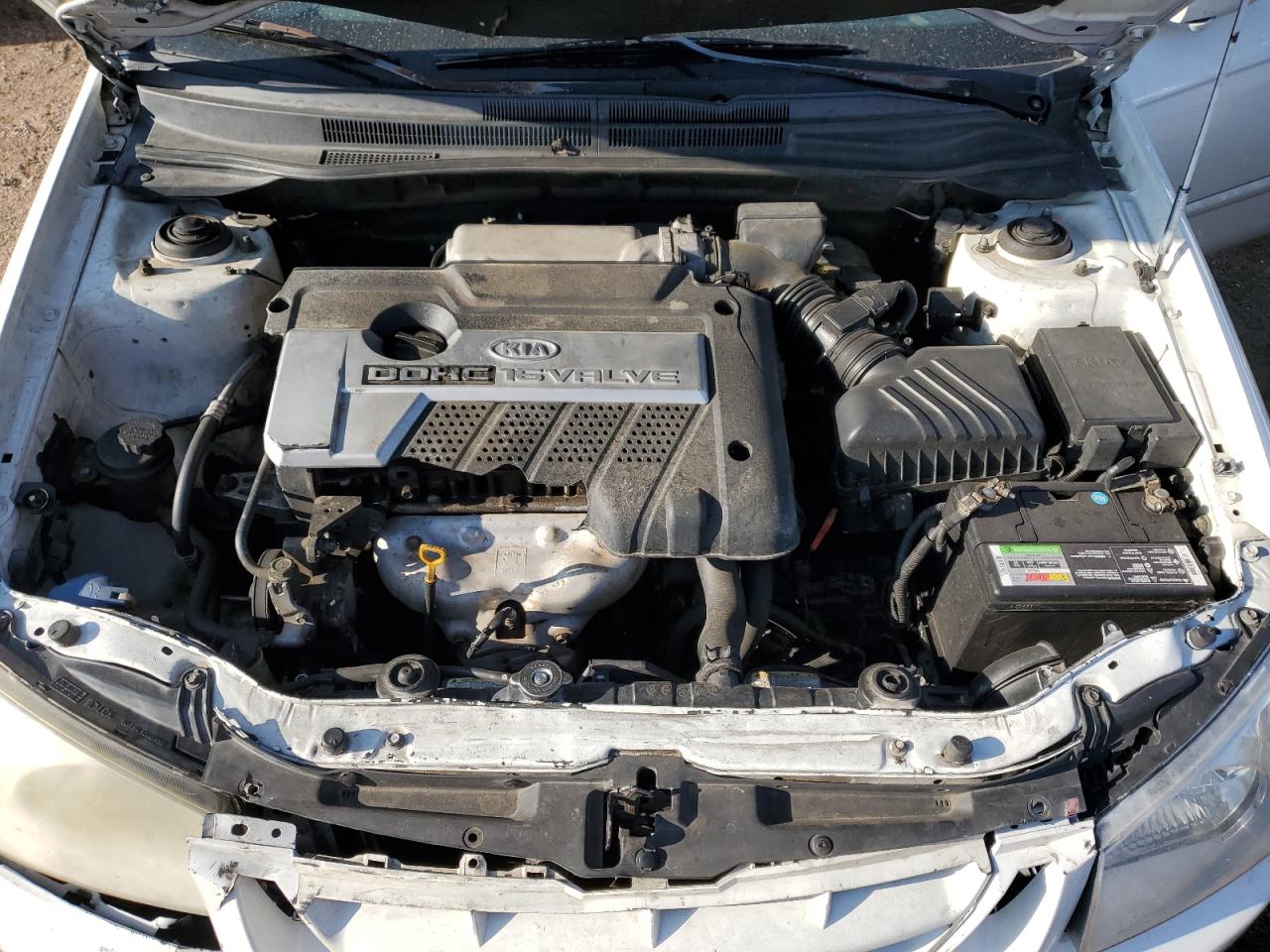 2006 Kia Spectra Lx VIN: KNAFE121565367251 Lot: 64432635