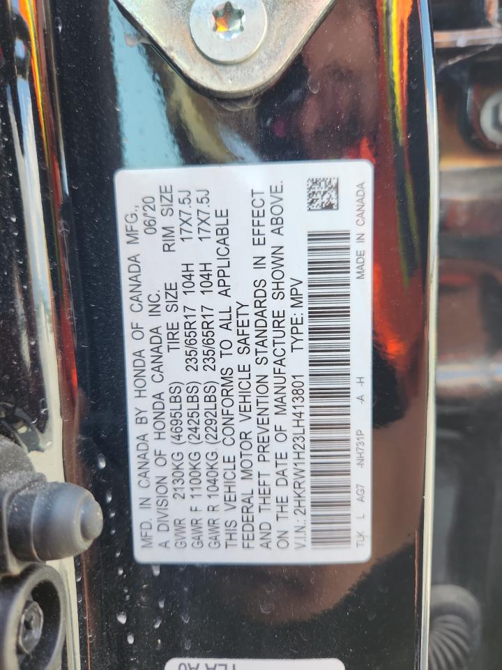 2020 Honda Cr-V Lx VIN: 2HKRW1H23LH413801 Lot: 64660625