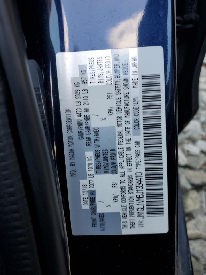 2018 Mazda 6 Touring VIN: JM1GL1VM6J1334410 Lot: 66578215