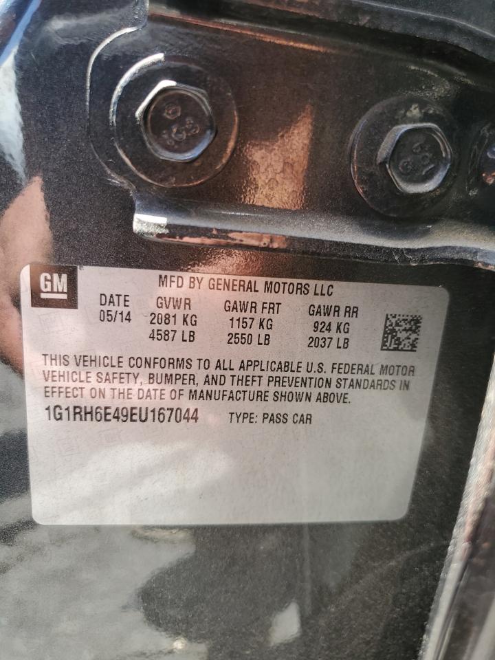 2014 Chevrolet Volt VIN: 1G1RH6E49EU167044 Lot: 64057255