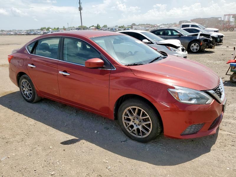  NISSAN SENTRA 2016 Бордовый
