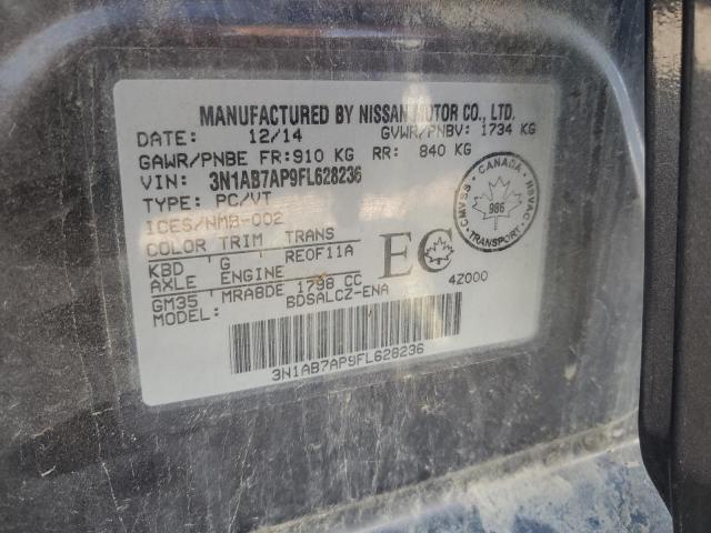 2015 NISSAN SENTRA S  