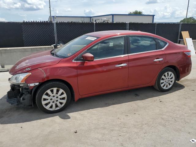  NISSAN SENTRA 2015 Red