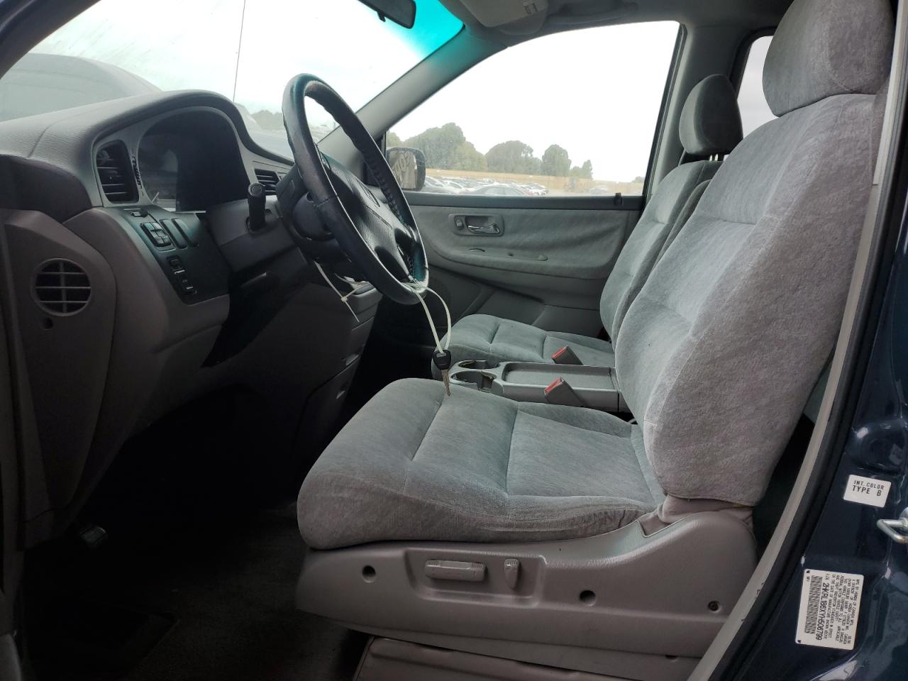 2000 Honda Odyssey Ex VIN: 2HKRL186XYH506799 Lot: 64883015