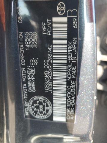 2009 TOYOTA YARIS   