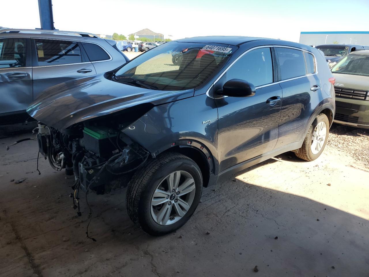 kndpmcac4h7160642 KNDPMCAC4H7160642 2017 Kia Sportage Lx