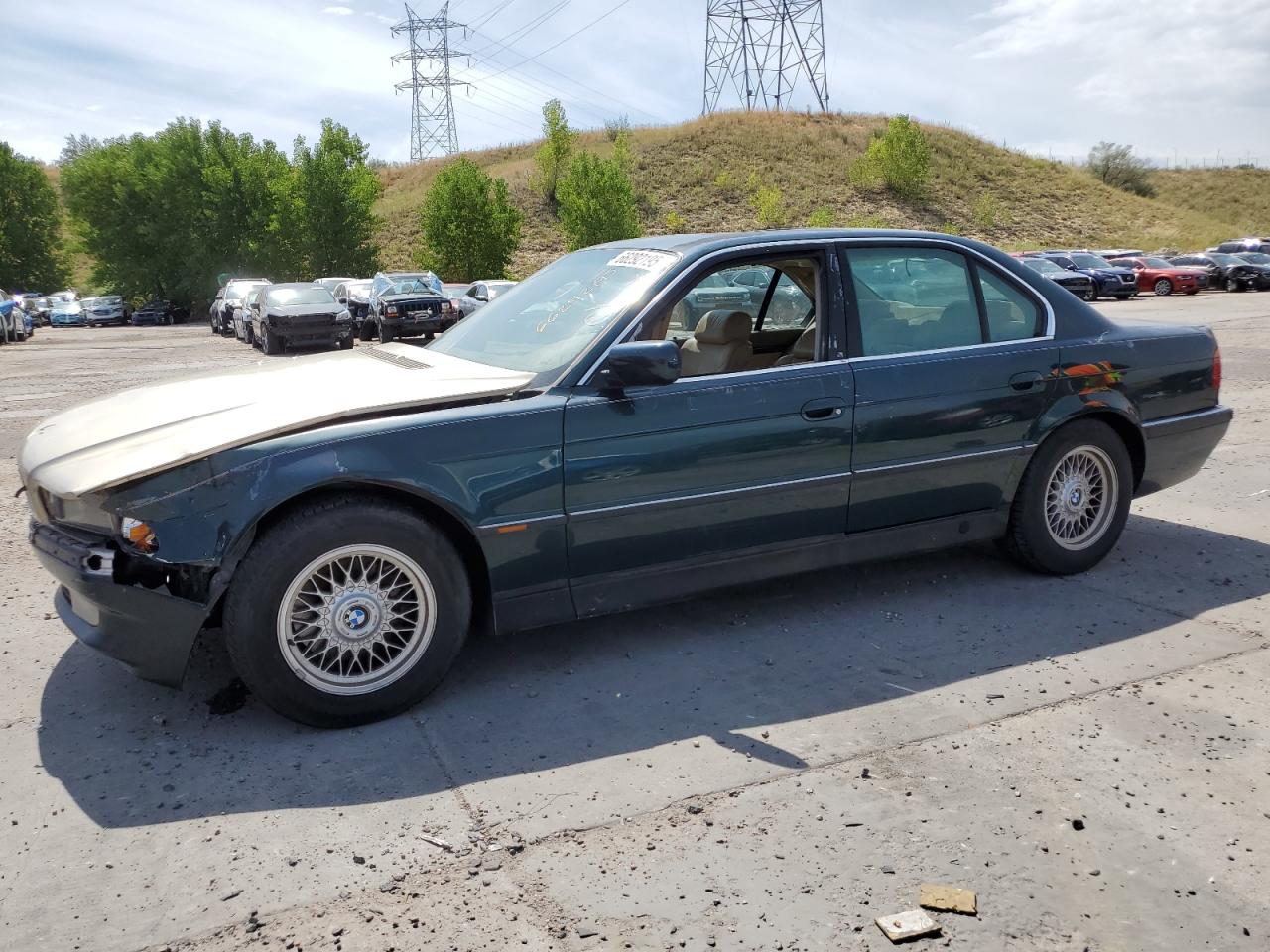 1998 BMW 740 I Automatic VIN: WBAGF8325WDL51588 Lot: 66292195