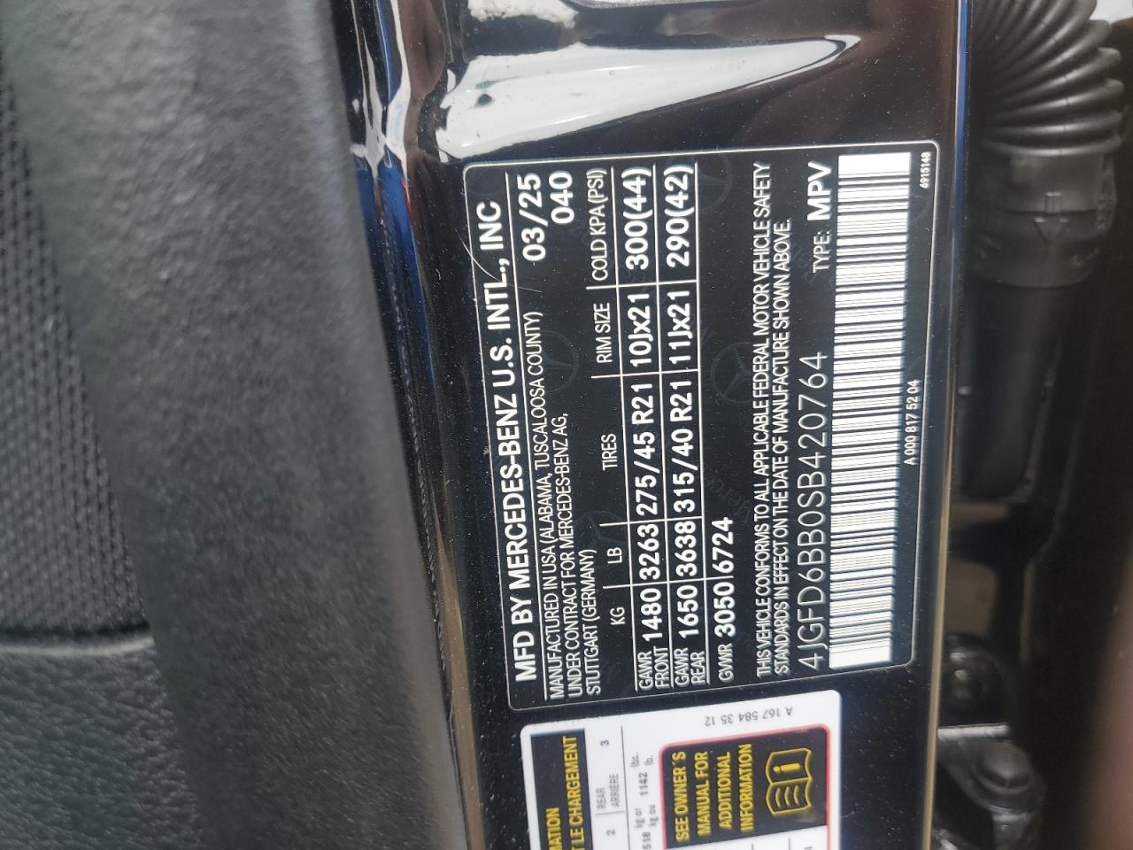 2025 Mercedes-Benz Gle Coupe Amg 53 4Matic VIN: 4JGFD6BB0SB420764 Lot: 66187985