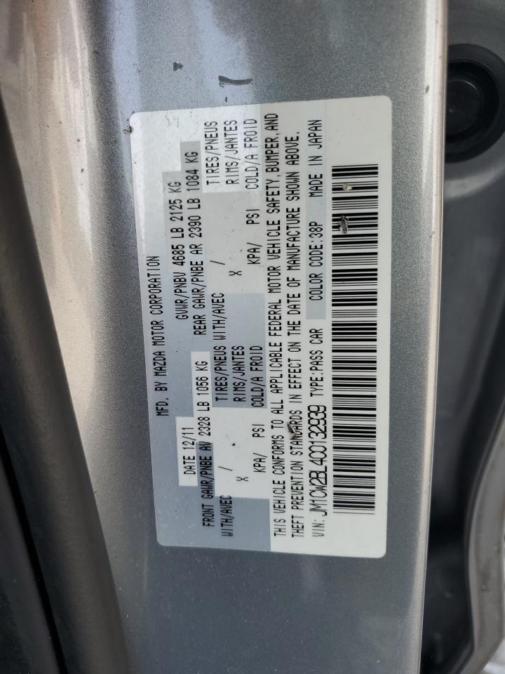 2012 Mazda 5 VIN: JM1CW2BL4C0132939 Lot: 64214165