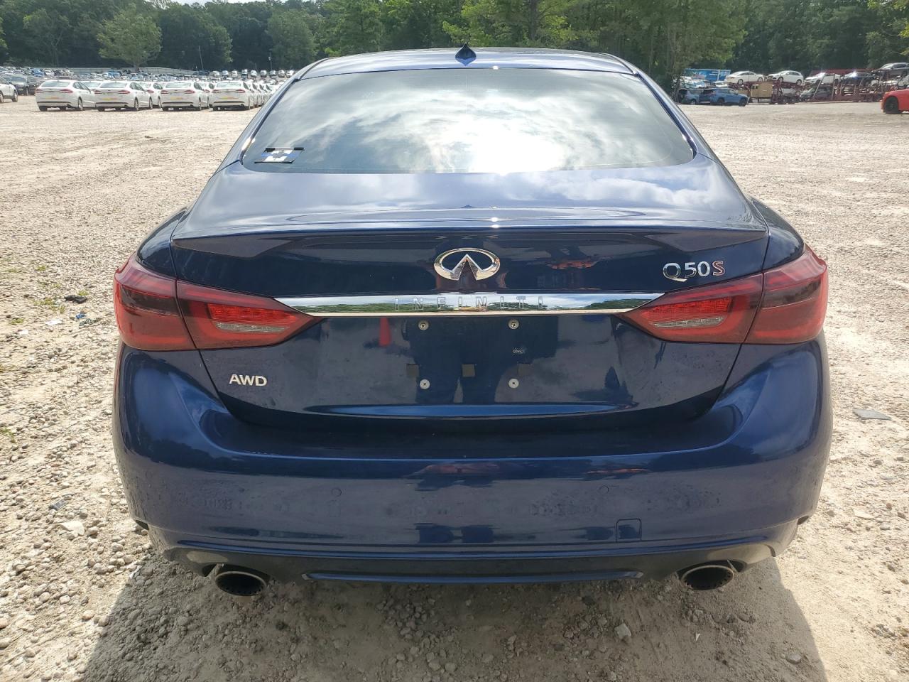 2018 Infiniti Q50 Red Sport 400 VIN: JN1FV7AR4JM480199 Lot: 64939815