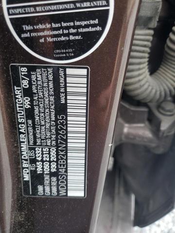2019 MERCEDES-BENZ CLA 250  