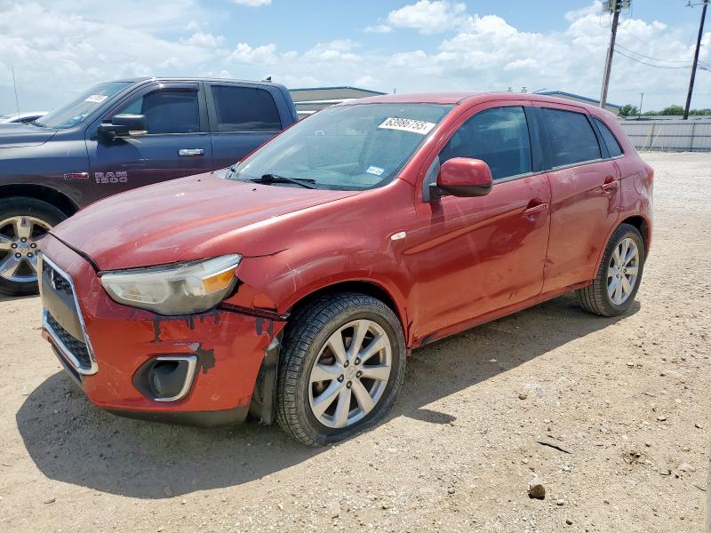  MITSUBISHI OUTLANDER 2015 Красный