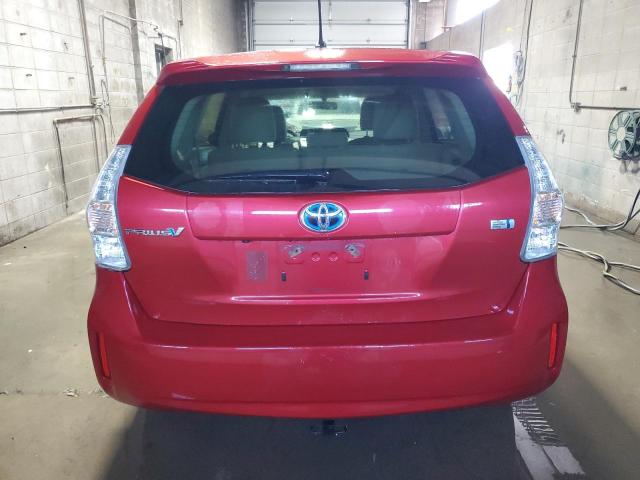  TOYOTA PRIUS 2014 Red