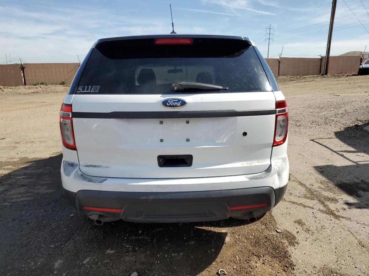 2013 Ford Explorer Police Interceptor VIN: 1FM5K7ARXDGA34106 Lot: 63094435