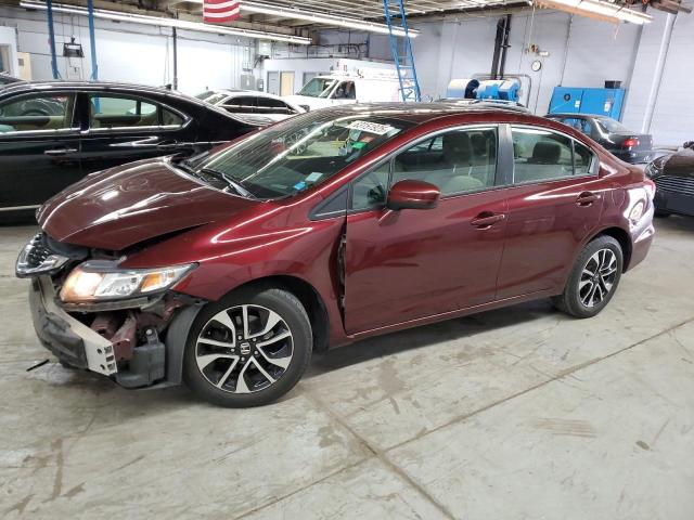  HONDA CIVIC 2015 Burgundy