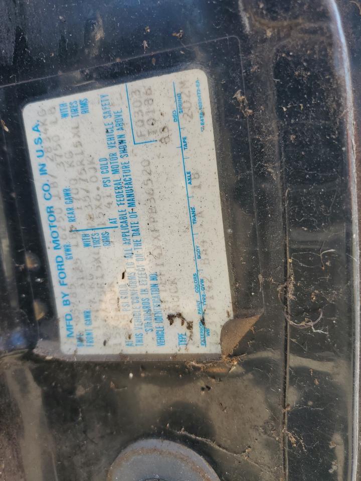 1985 Ford F150 VIN: 1FTEF14YXFPB36520 Lot: 63634675