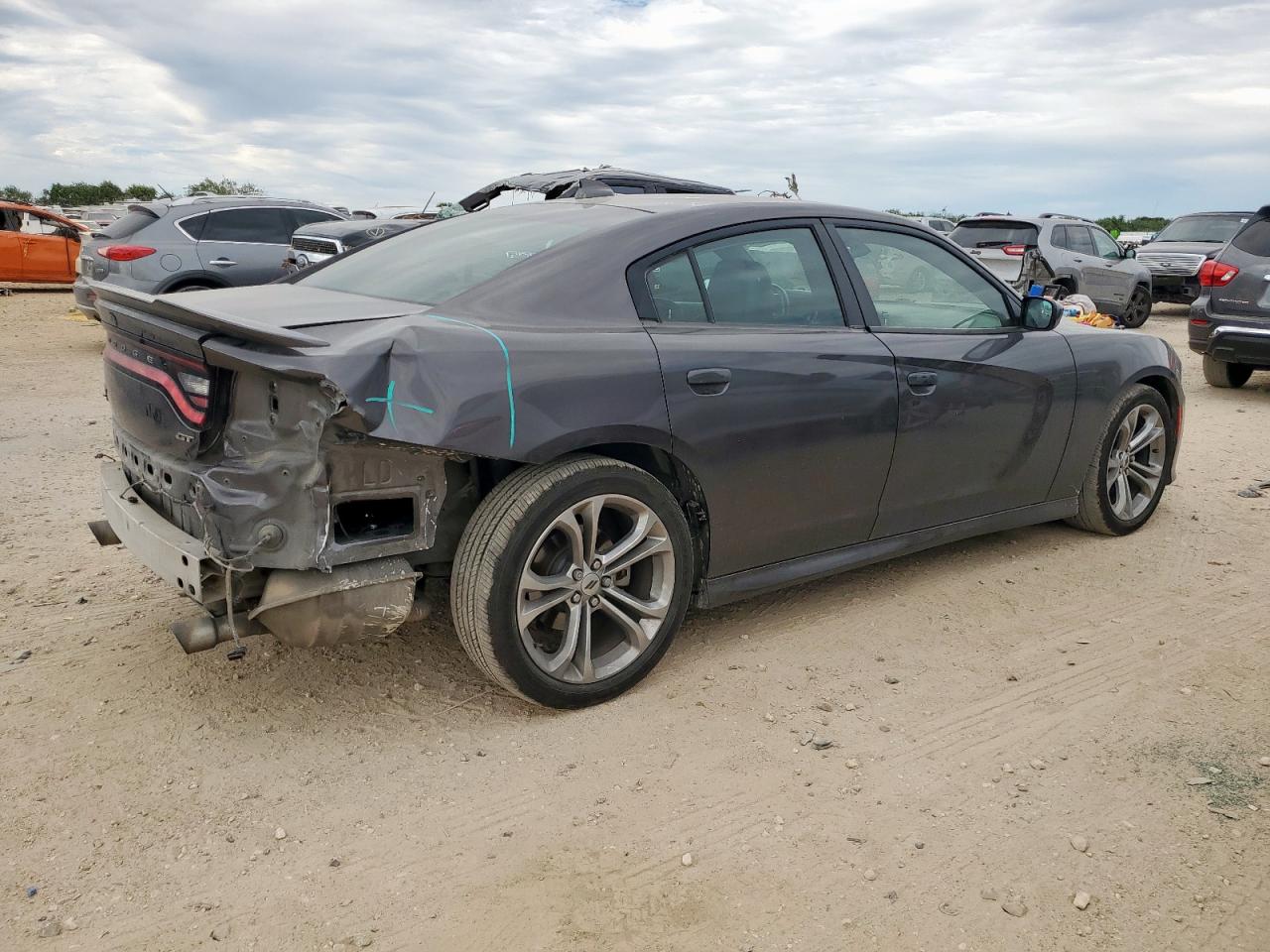 2021 Dodge Charger Gt charcoal null flexible 2C3CDXHG8MH605823 photo #4