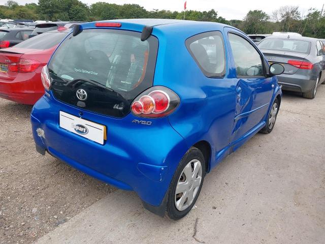 2009 TOYOTA AYGO BLUE