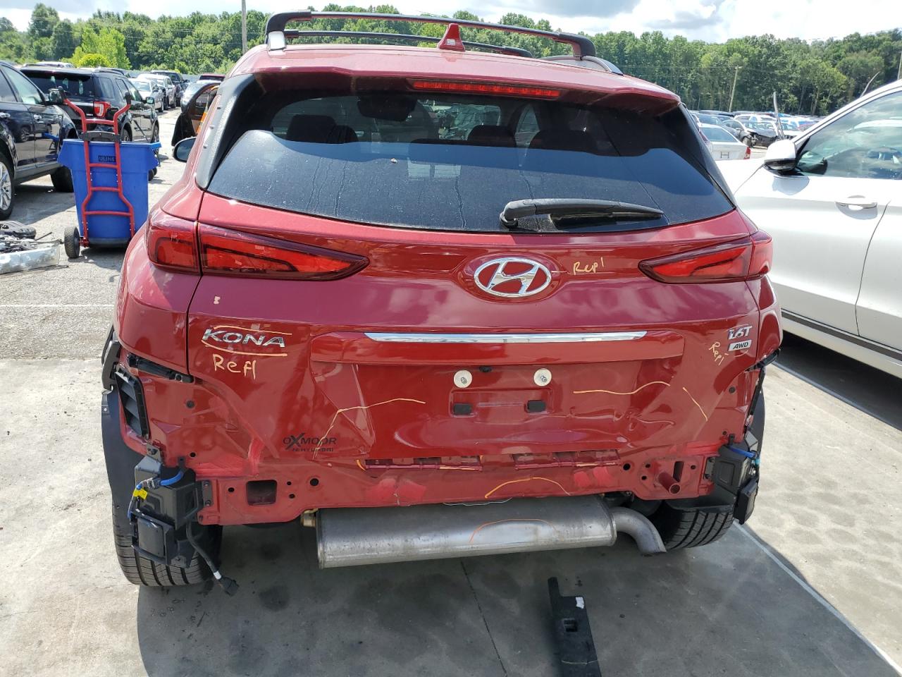 2022 Hyundai Kona Limited VIN: KM8K5CA31NU876303 Lot: 66302845