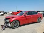 2017 INFINITI Q50 RED SPORT 400   for sale at Copart TX - DALLAS