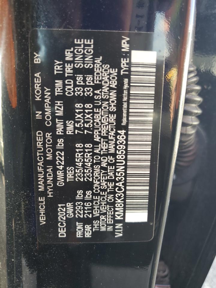 2022 Hyundai Kona N Line VIN: KM8K3CA35NU859364 Lot: 62280655