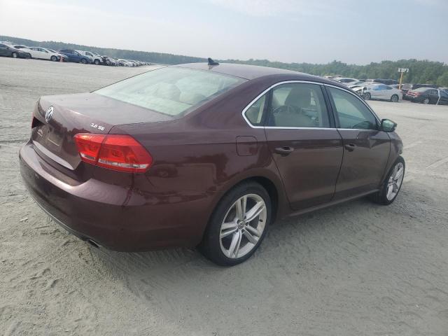 Sedans VOLKSWAGEN PASSAT 2013 Burgundy