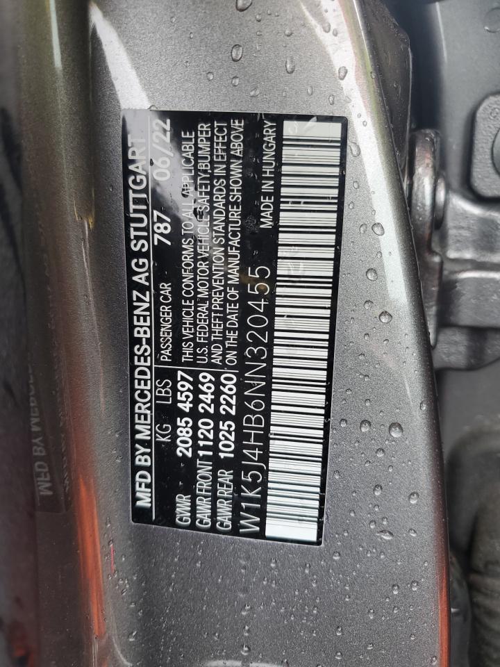 2022 Mercedes-Benz Cla 250 4Matic VIN: W1K5J4HB6NN320455 Lot: 63369215