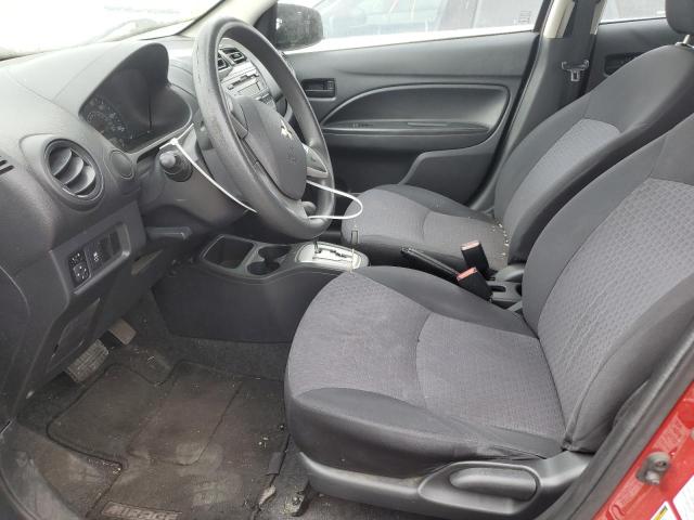  MITSUBISHI MIRAGE 2017 Red