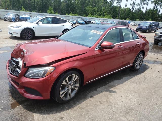 MERCEDES-BENZ C-CLASS 2016 Бургунди