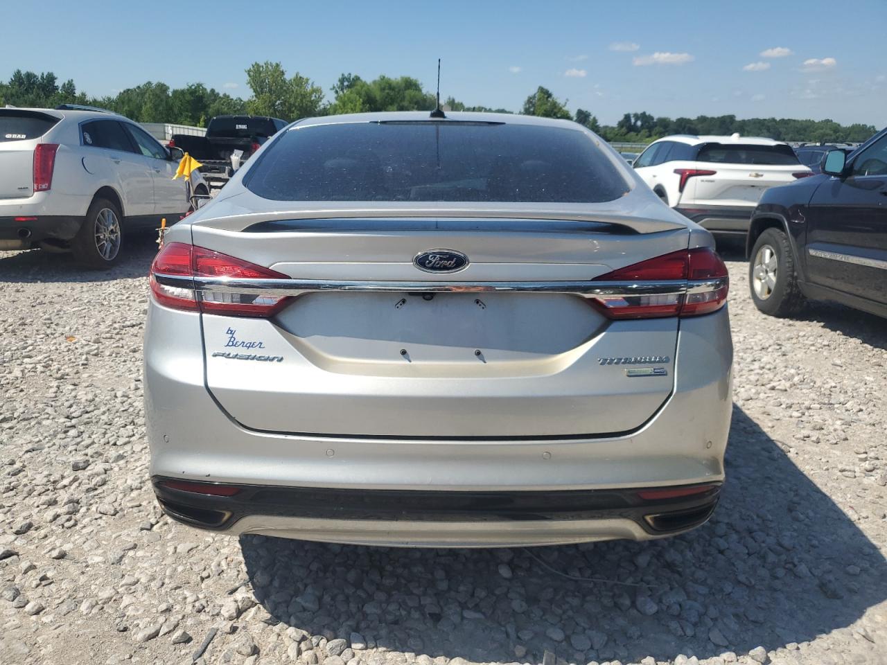 2018 Ford Fusion Titanium/Platinum VIN: 3FA6P0D9XJR155435 Lot: 62705445