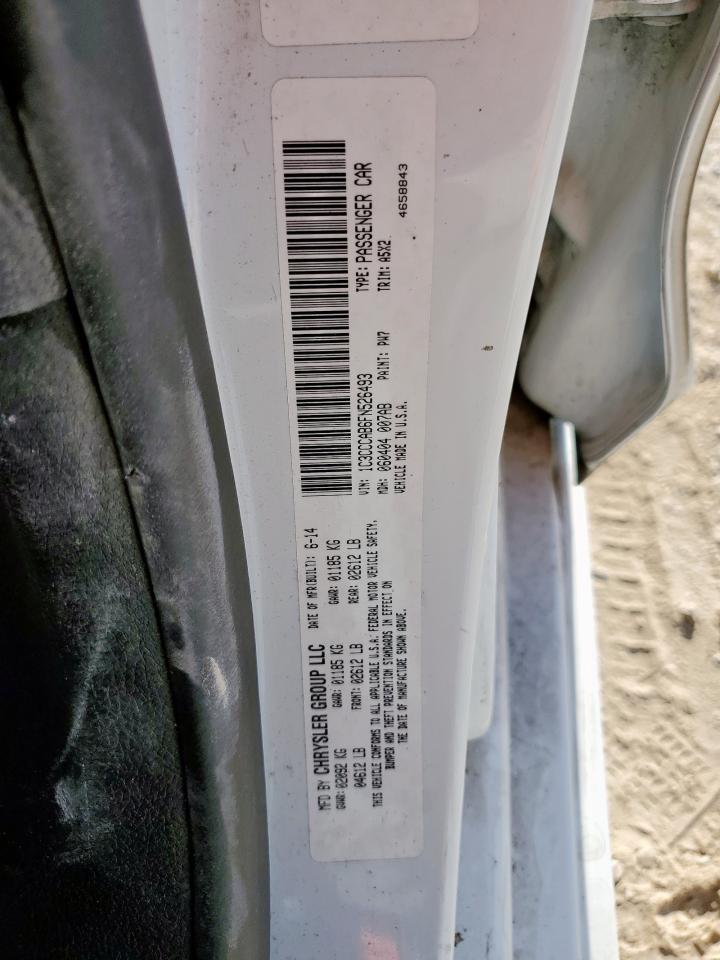 2015 Chrysler 200 Limited VIN: 1C3CCCAB6FN526493 Lot: 67209425