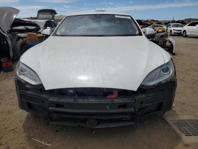 Hatchbacks TESLA MODEL S 2015 Biały