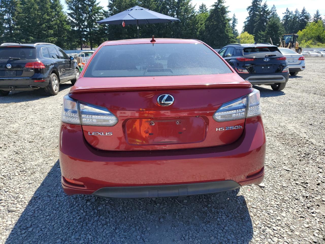 2010 Lexus Hs 250H VIN: JTHBB1BA4A2016110 Lot: 62223155