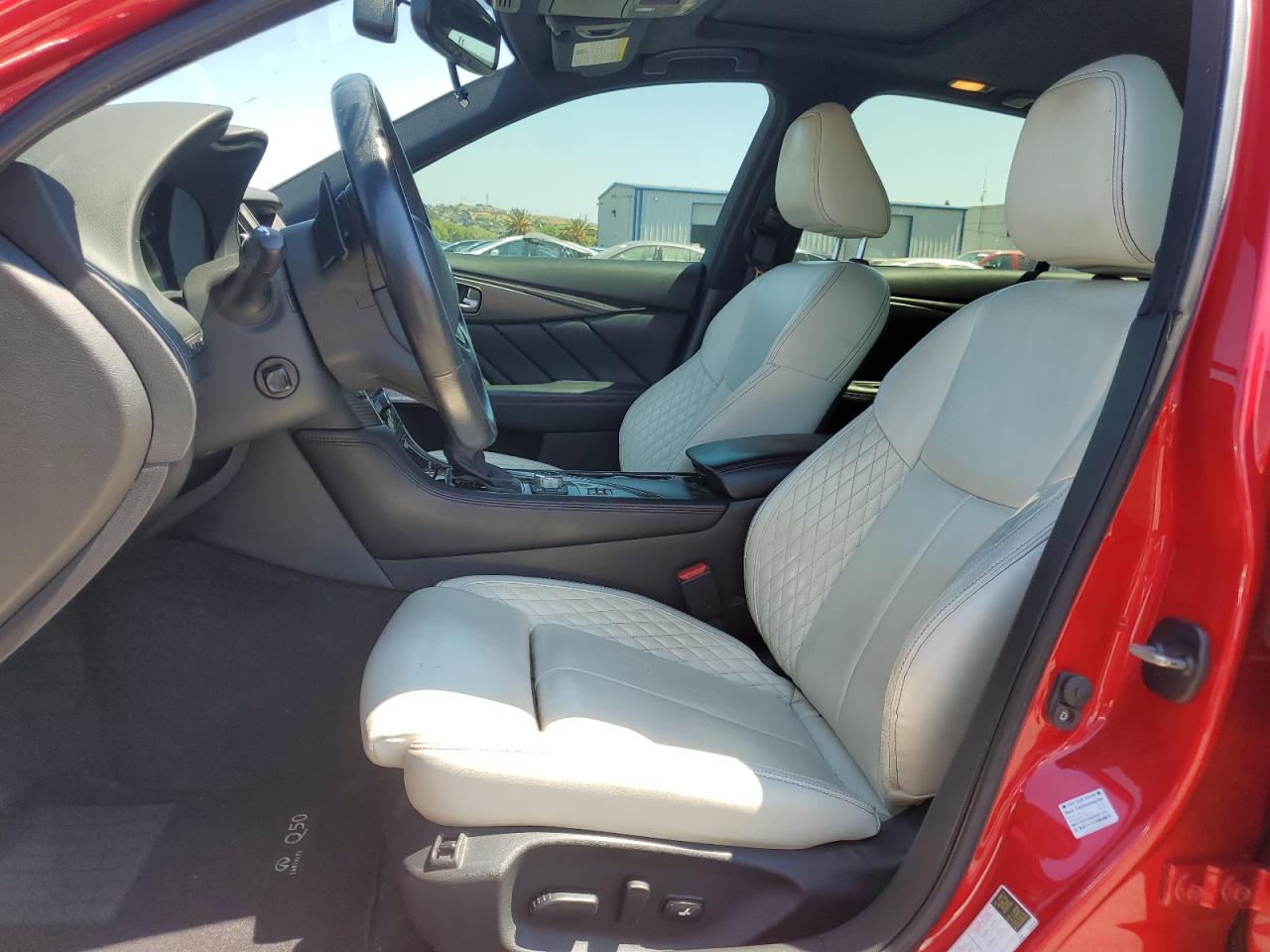 2021 Infiniti Q50 Red Sport 400 VIN: JN1FV7DP0MM850370 Lot: 64851685
