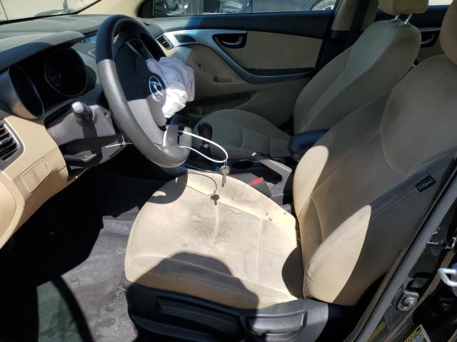 Sedans HYUNDAI ELANTRA 2013 Czarny