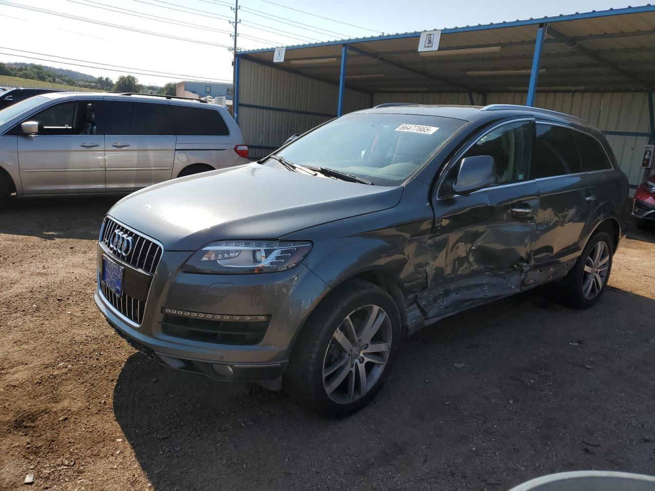 2015 Audi Q7 Tdi Premium Plus grey suv diesel WA1LMAFE8FD025184 photo #1