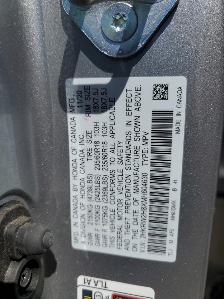 2HKRW2H8XMH604630 HONDA CRV 2021