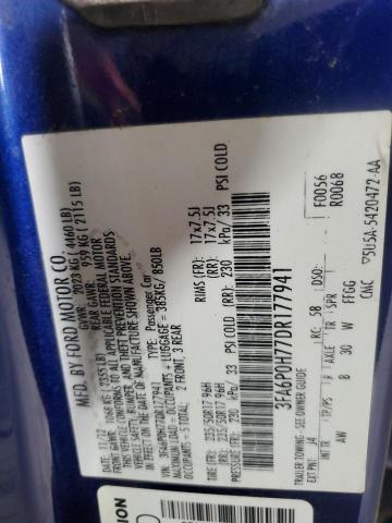2013 FORD FUSION SE