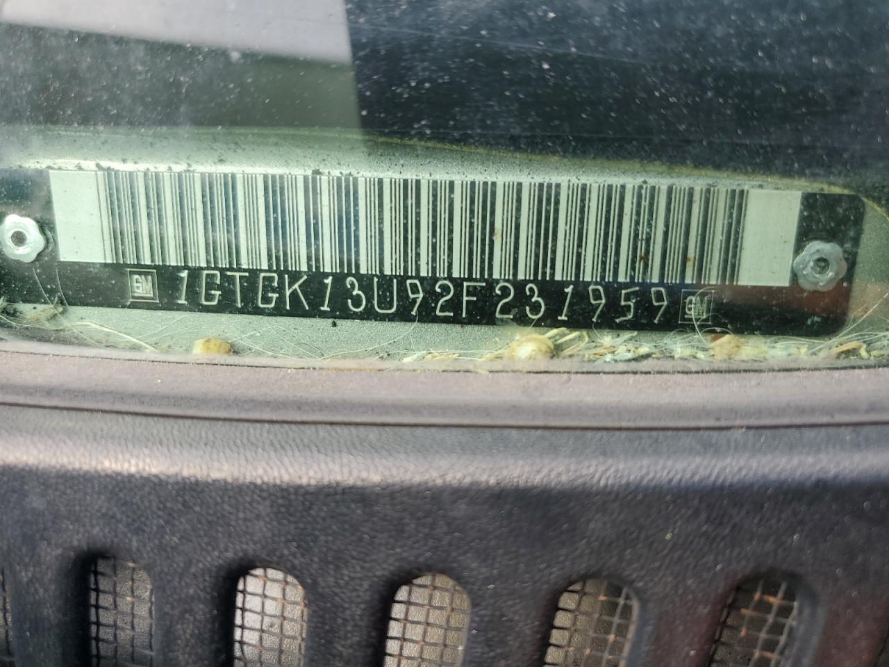 2002 GMC Sierra K1500 Heavy Duty VIN: 1GTGK13U92F231959 Lot: 63341545