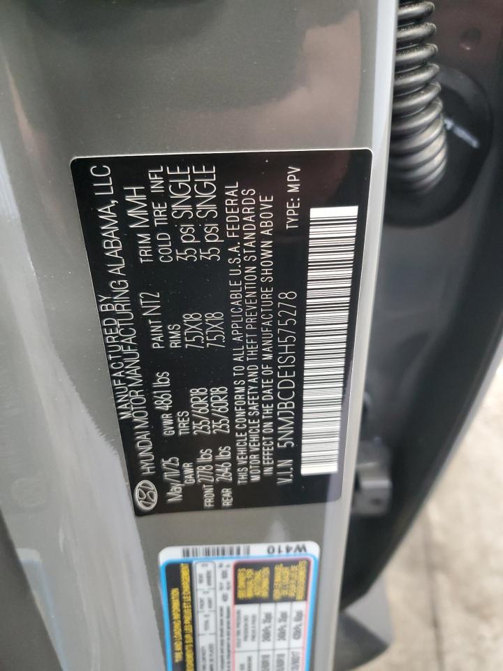 2025 Hyundai Tucson Sel VIN: 5NMJBCDE1SH575278 Lot: 63892855