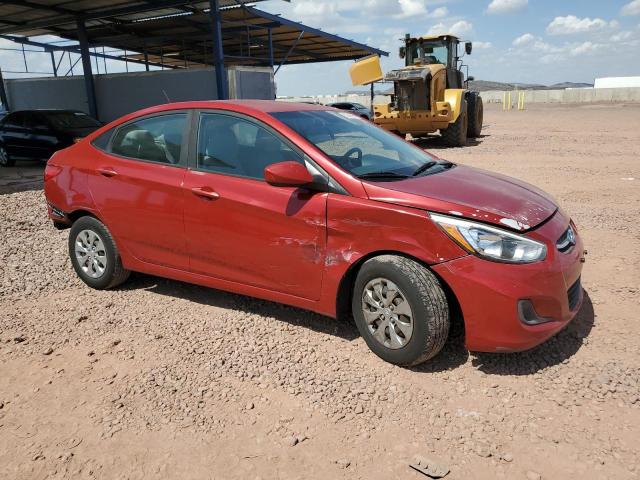 Sedans HYUNDAI ACCENT 2017 Red