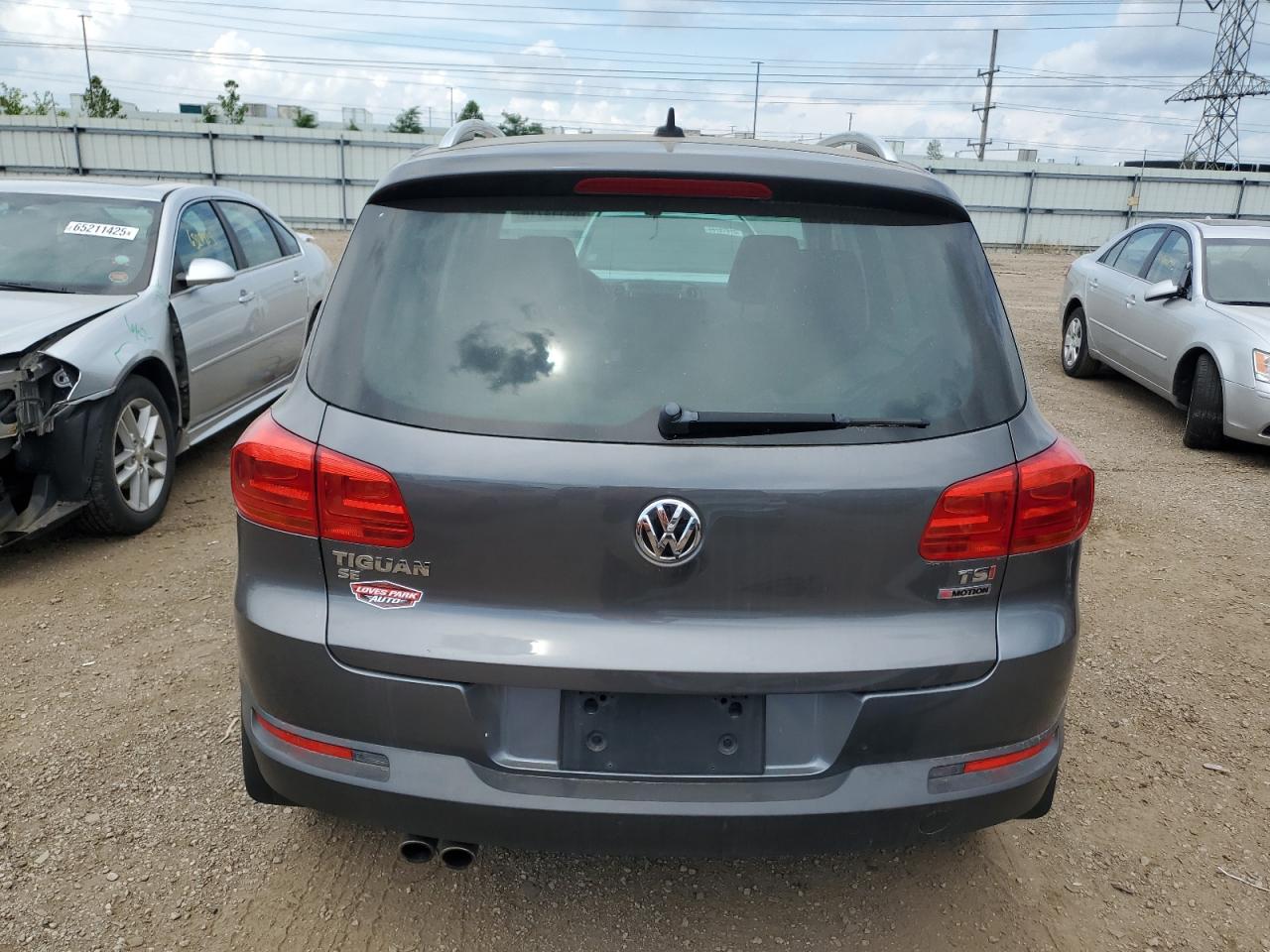 2016 Volkswagen Tiguan S VIN: WVGBV7AX6GW523525 Lot: 64114715