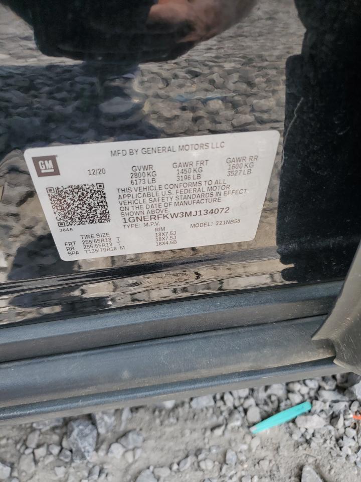 2021 Chevrolet Traverse Ls VIN: 1GNERFKW3MJ134072 Lot: 66951305