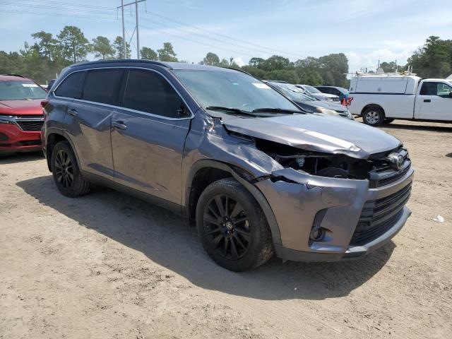  TOYOTA HIGHLANDER 2019 Серый