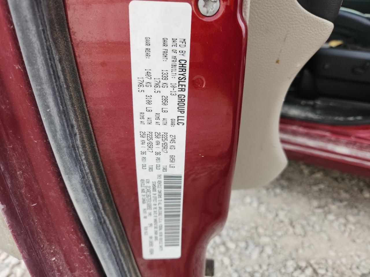 2014 Chrysler Town & Country Touring VIN: 2C4RC1BG7ER168892 Lot: 64443795