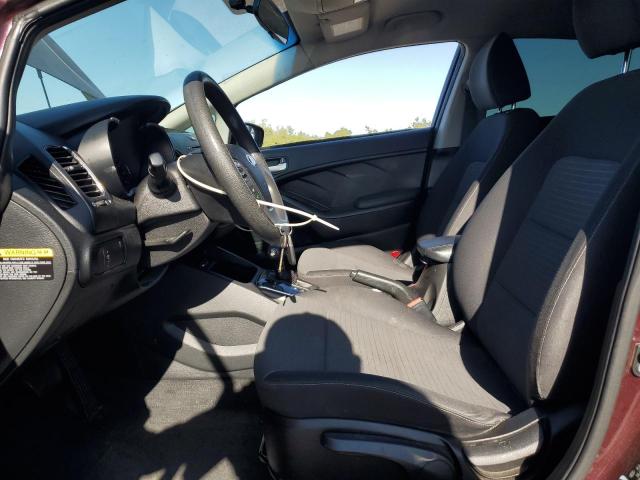  KIA FORTE 2017 Бургунди