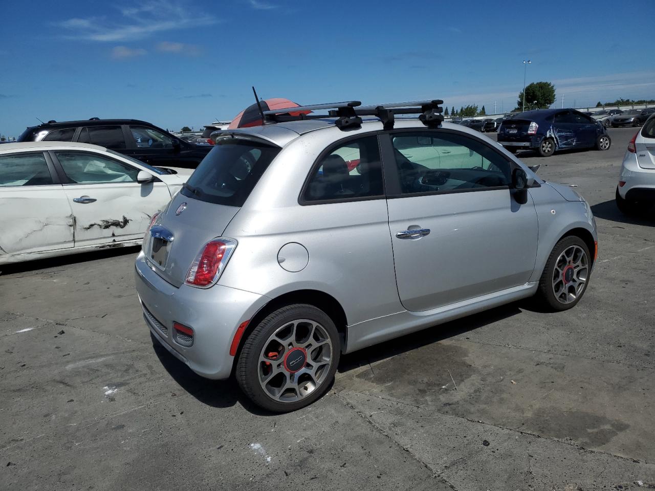 2013 Fiat 500 Sport silver null gas 3C3CFFBR0DT539077 photo #4