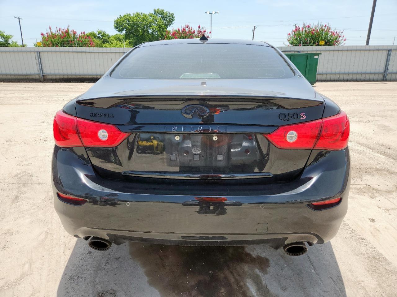 2016 Infiniti Q50 Red Sport 400 VIN: JN1FV7AP8GM420675 Lot: 65024325