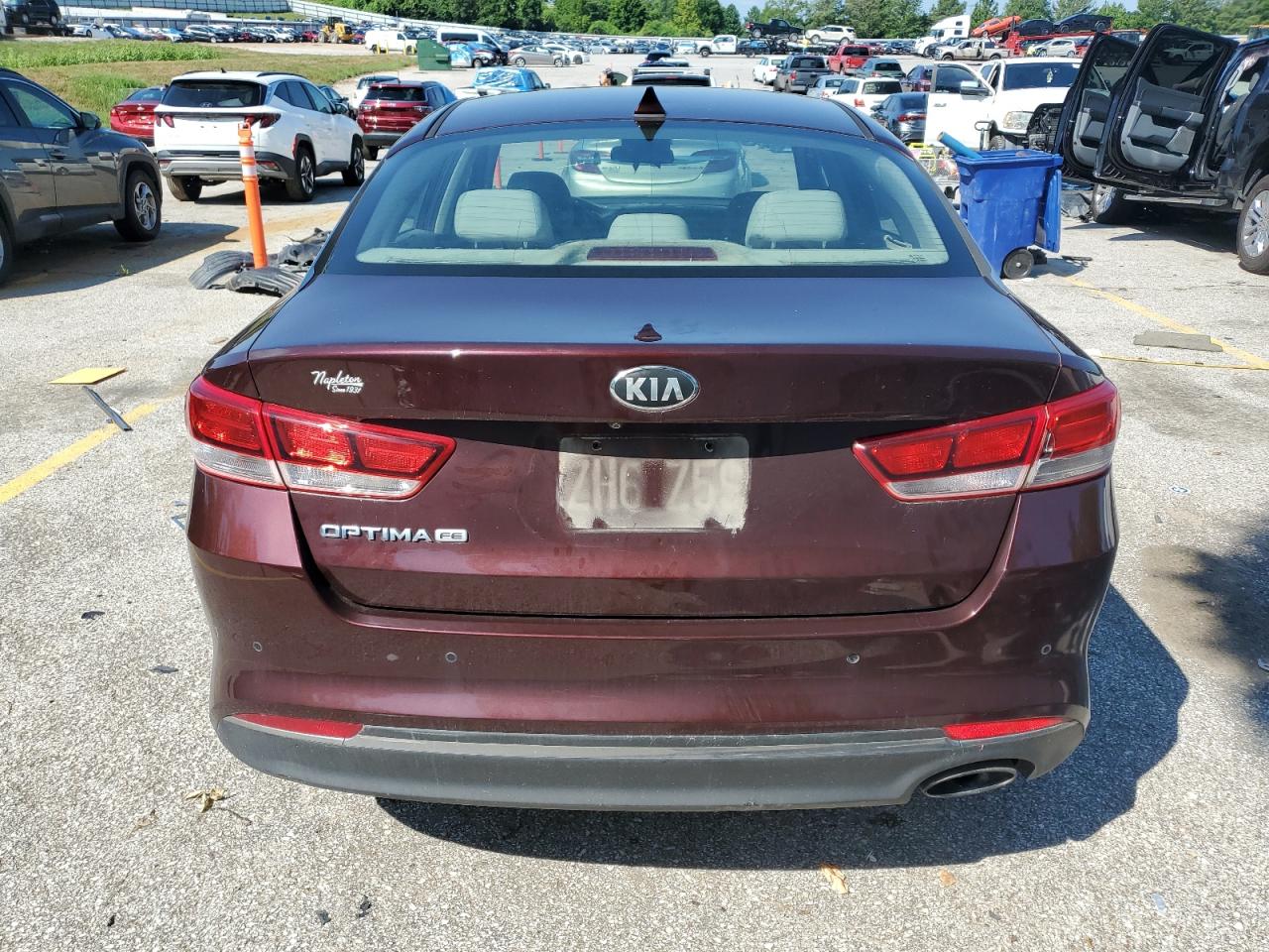 2018 Kia Optima Lx VIN: 5XXGT4L32JG186269 Lot: 63523385